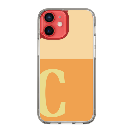Slim Protection Case［ Original - initial two tone - C orange ］