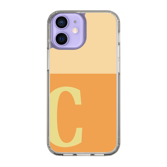 Slim Protection Case［ Original - initial two tone - C orange ］