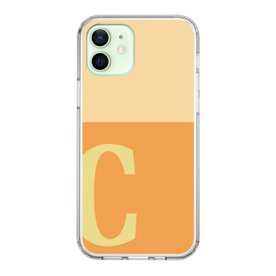 Slim Protection Case［ Original - initial two tone - C orange ］