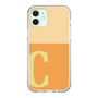 Slim Protection Case［ Original - initial two tone - C orange ］
