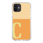 Slim Protection Case［ Original - initial two tone - C orange ］