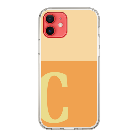 Slim Protection Case［ Original - initial two tone - C orange ］