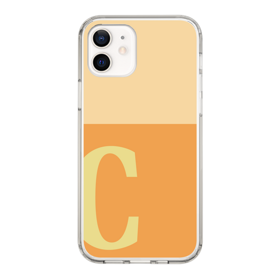 Slim Protection Case［ Original - initial two tone - C orange ］