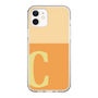 Slim Protection Case［ Original - initial two tone - C orange ］