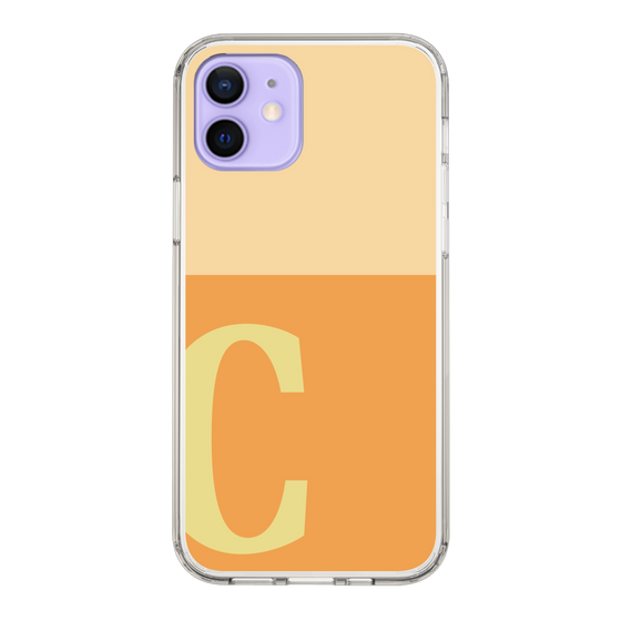 Slim Protection Case［ Original - initial two tone - C orange ］