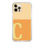 Slim Protection Case［ Original - initial two tone - C orange ］