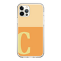 Slim Protection Case［ Original - initial two tone - C orange ］