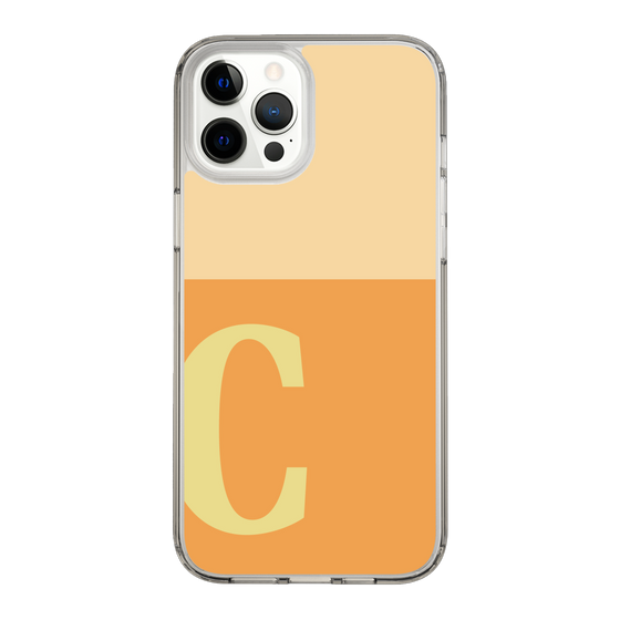 Slim Protection Case［ Original - initial two tone - C orange ］