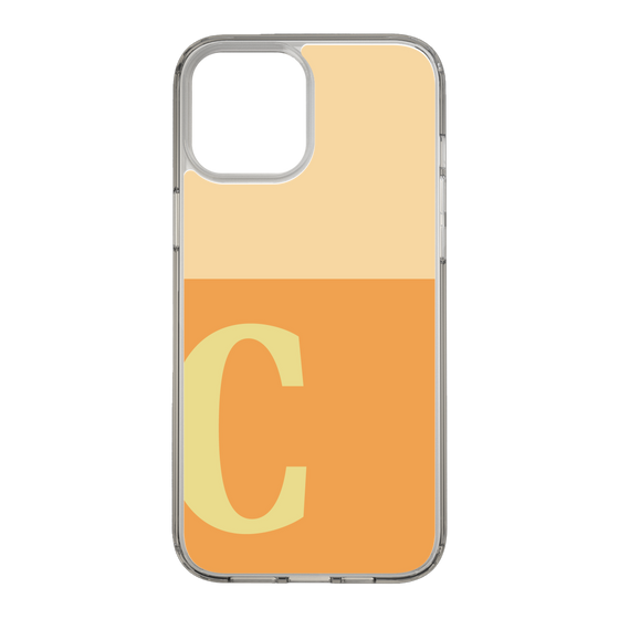 Slim Protection Case［ Original - initial two tone - C orange ］