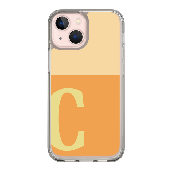 Slim Protection Case［ Original - initial two tone - C orange ］