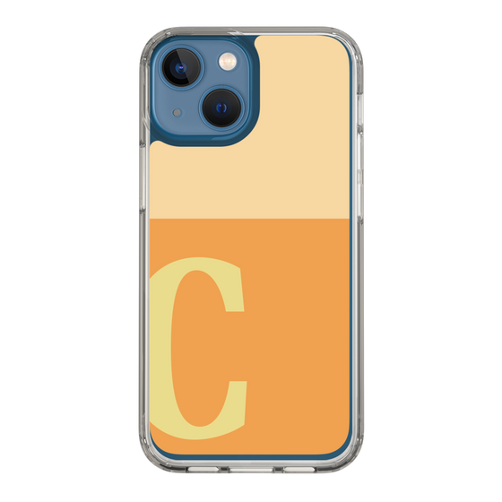 Slim Protection Case［ Original - initial two tone - C orange ］