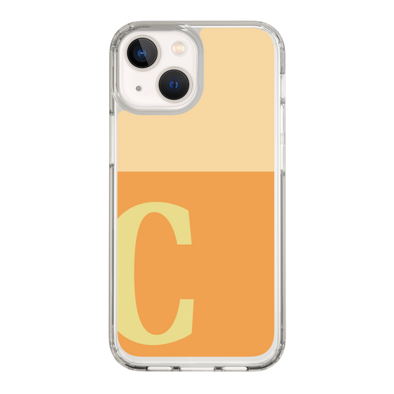 Slim Protection Case［ Original - initial two tone - C orange ］