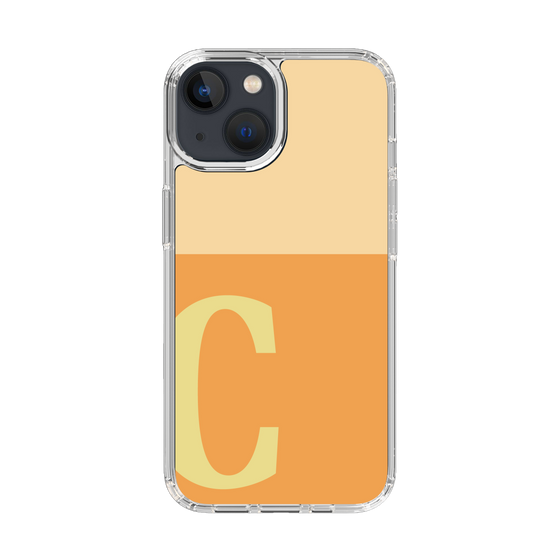 Slim Protection Case［ Original - initial two tone - C orange ］