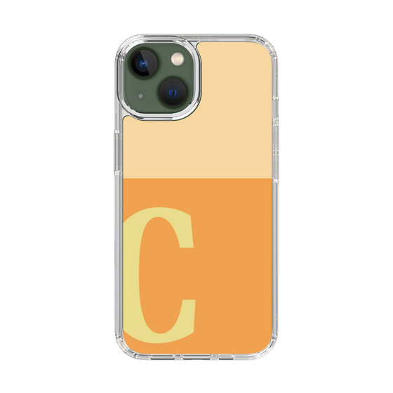 Slim Protection Case［ Original - initial two tone - C orange ］