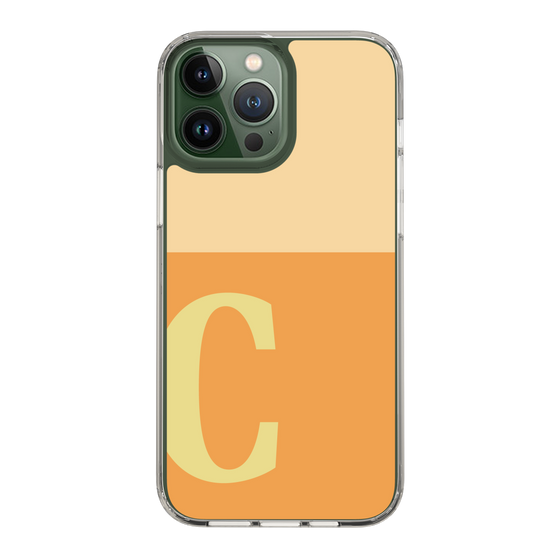 Slim Protection Case［ Original - initial two tone - C orange ］