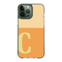 Slim Protection Case［ Original - initial two tone - C orange ］