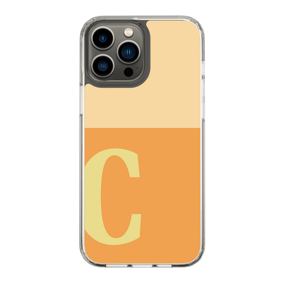 Slim Protection Case［ Original - initial two tone - C orange ］