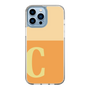 Slim Protection Case［ Original - initial two tone - C orange ］