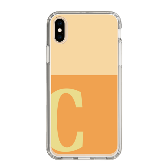 Slim Protection Case［ Original - initial two tone - C orange ］