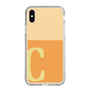 Slim Protection Case［ Original - initial two tone - C orange ］