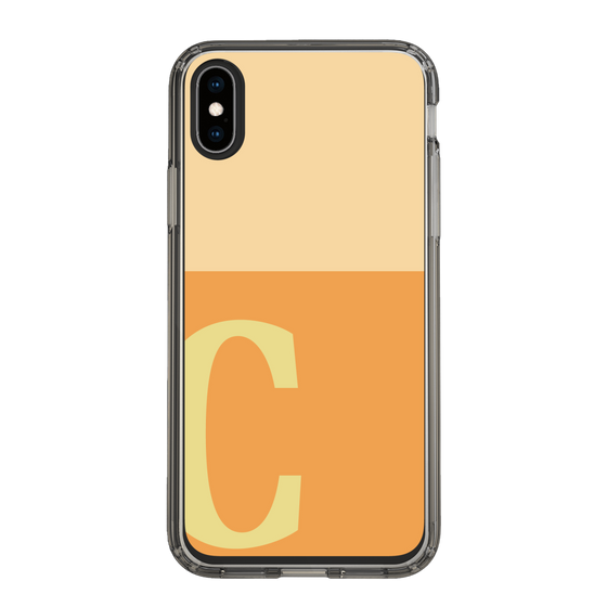Slim Protection Case［ Original - initial two tone - C orange ］
