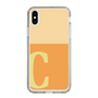 Slim Protection Case［ Original - initial two tone - C orange ］