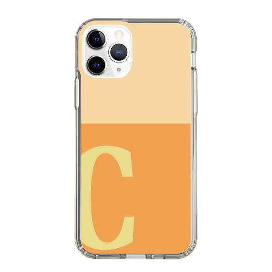 Slim Protection Case［ Original - initial two tone - C orange ］