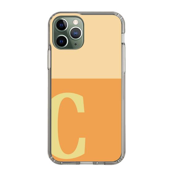 Slim Protection Case［ Original - initial two tone - C orange ］