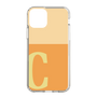 Slim Protection Case［ Original - initial two tone - C orange ］