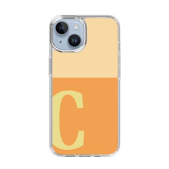Slim Protection Case［ Original - initial two tone - C orange ］
