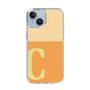 Slim Protection Case［ Original - initial two tone - C orange ］