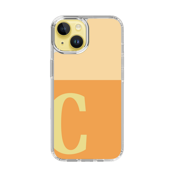 Slim Protection Case［ Original - initial two tone - C orange ］