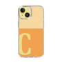 Slim Protection Case［ Original - initial two tone - C orange ］