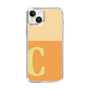 Slim Protection Case［ Original - initial two tone - C orange ］