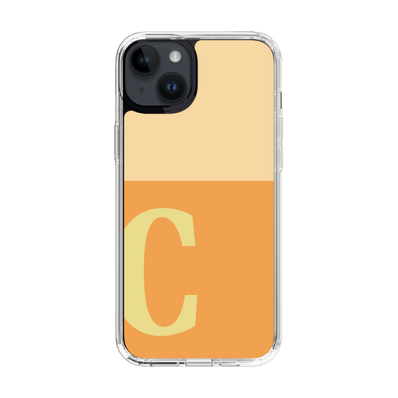 Slim Protection Case［ Original - initial two tone - C orange ］