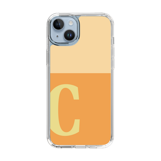 Slim Protection Case［ Original - initial two tone - C orange ］
