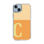 Slim Protection Case［ Original - initial two tone - C orange ］