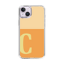 Slim Protection Case［ Original - initial two tone - C orange ］