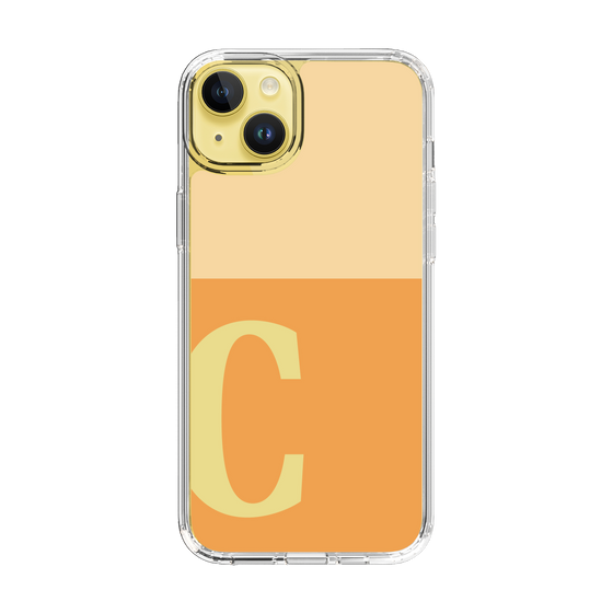 Slim Protection Case［ Original - initial two tone - C orange ］