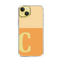 Slim Protection Case［ Original - initial two tone - C orange ］