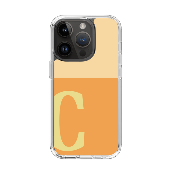 Slim Protection Case［ Original - initial two tone - C orange ］