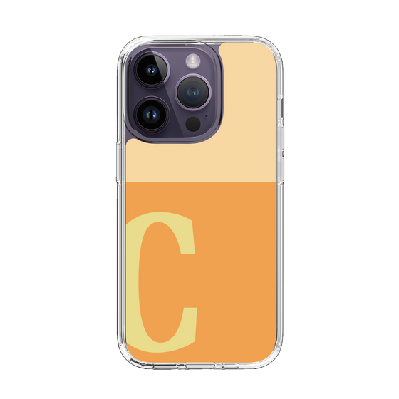 Slim Protection Case［ Original - initial two tone - C orange ］