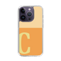 Slim Protection Case［ Original - initial two tone - C orange ］