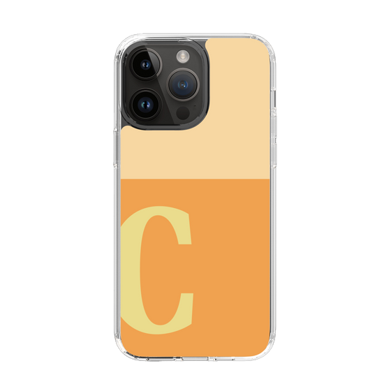 Slim Protection Case［ Original - initial two tone - C orange ］