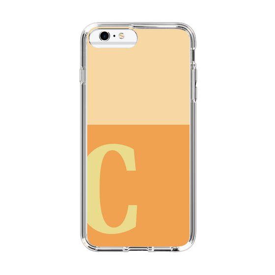 Slim Protection Case［ Original - initial two tone - C orange ］
