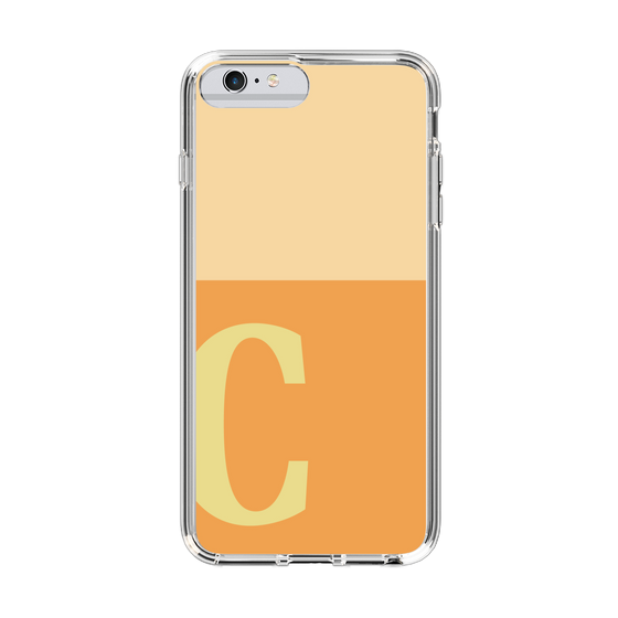 Slim Protection Case［ Original - initial two tone - C orange ］