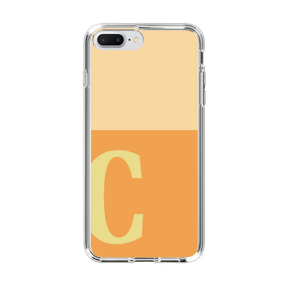 Slim Protection Case［ Original - initial two tone - C orange ］