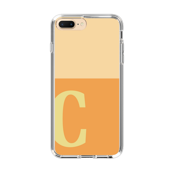 Slim Protection Case［ Original - initial two tone - C orange ］