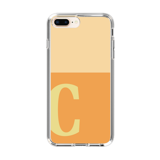 Slim Protection Case［ Original - initial two tone - C orange ］