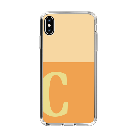 Slim Protection Case［ Original - initial two tone - C orange ］